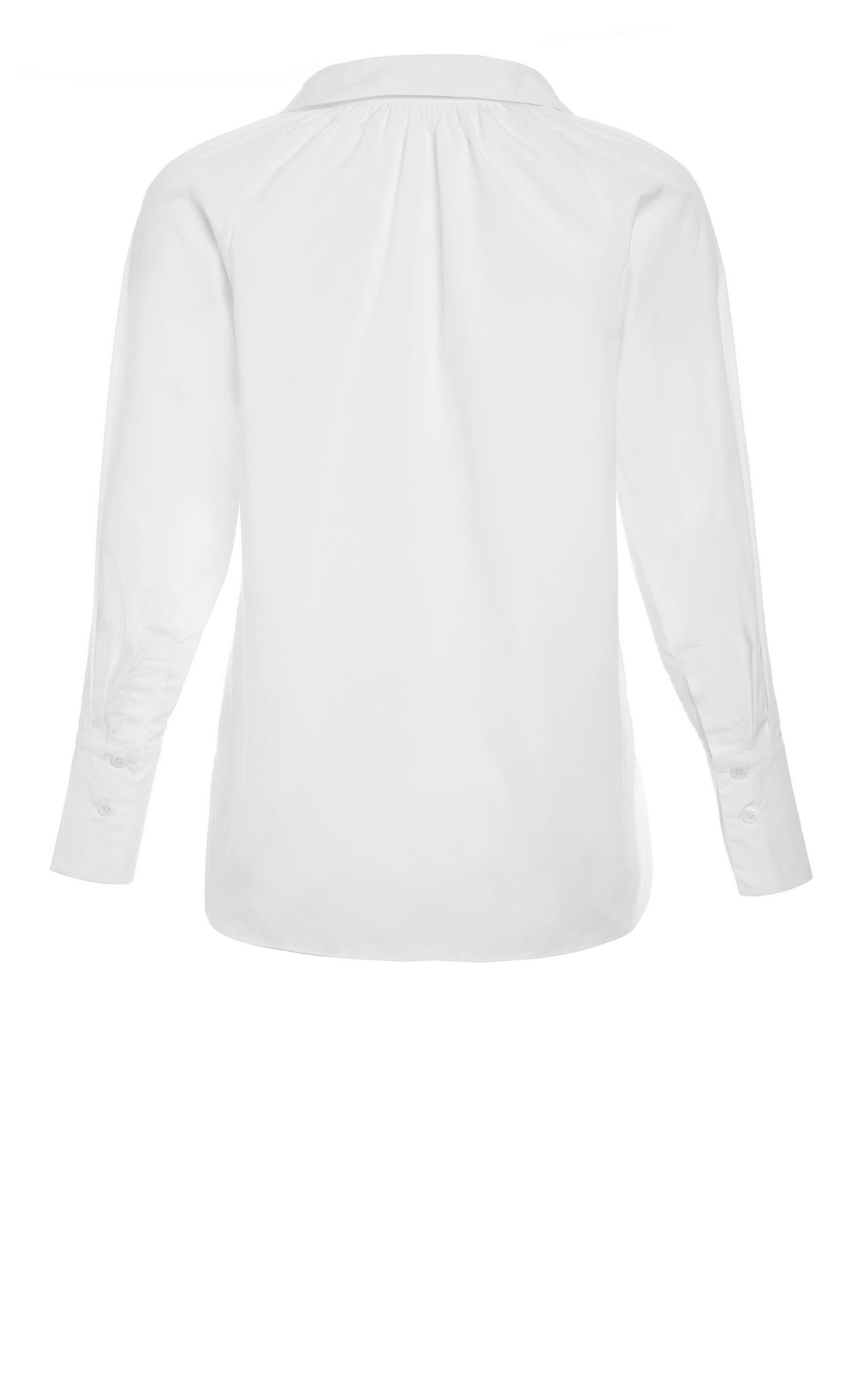 Henly Poplin Blouse - Chalk