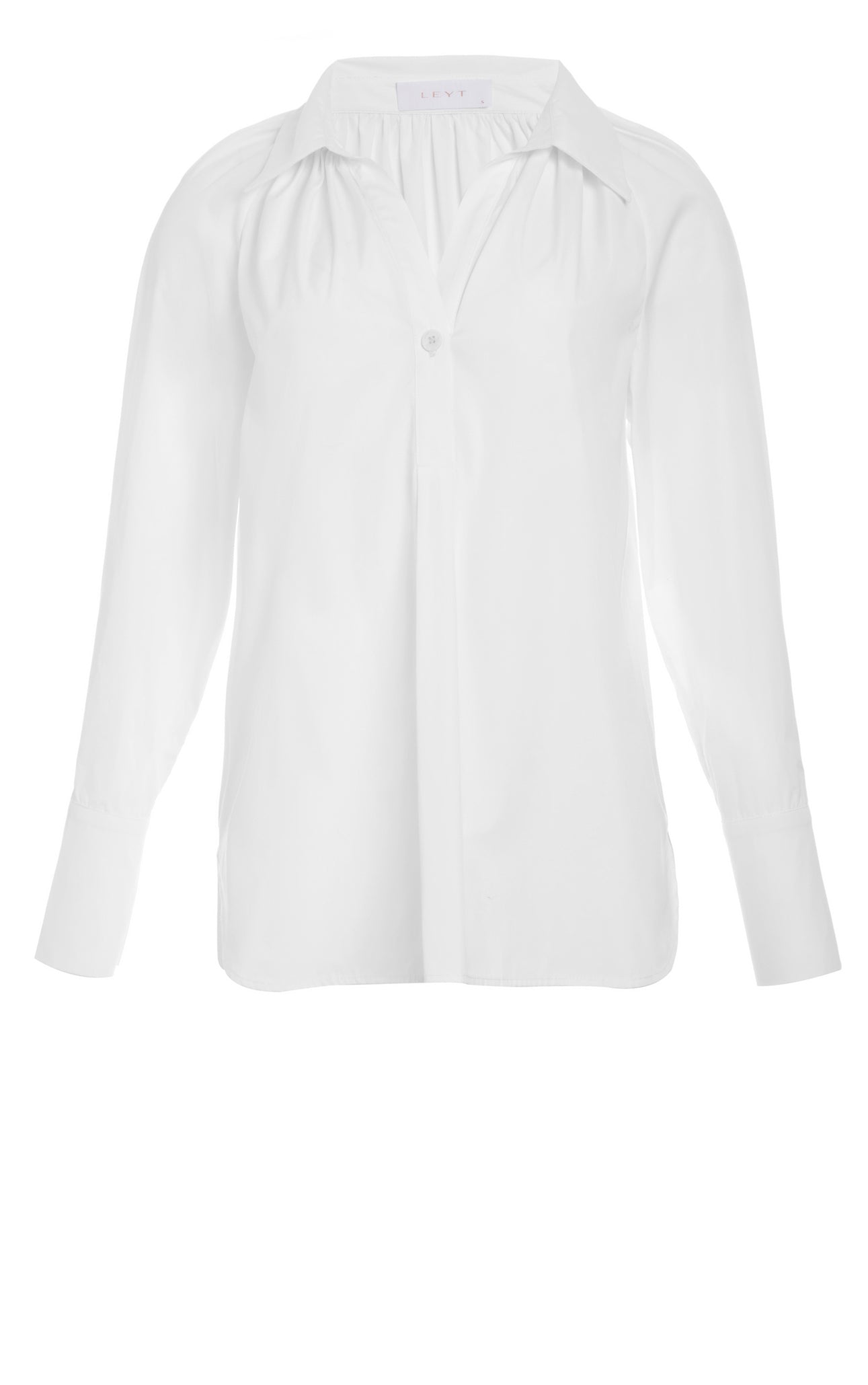 Henly Poplin Blouse - Chalk